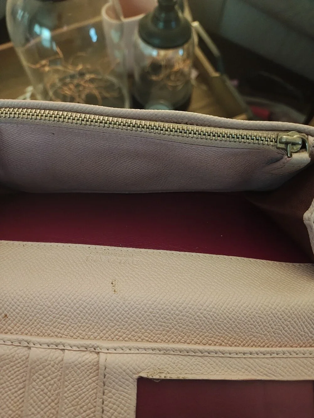 Bvlgari Pale Pink Leather Continental Wallet with Signature Circle Logo - Picture 12 of 16